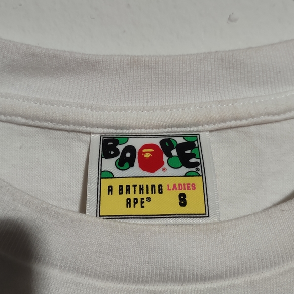 Rare collab bape Long sleeve t shirt